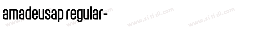 amadeusap regular字体转换 amadeusap regular字体转换